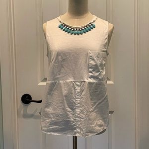 ZARA sleeveless blouse with decoration